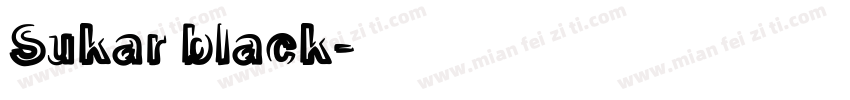 Sukar black字体转换